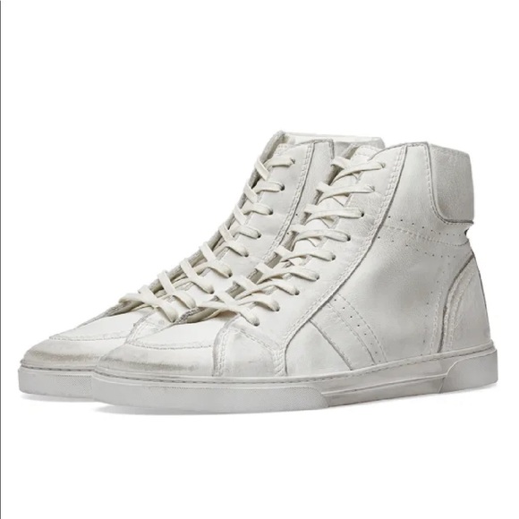 New without box.SAINT LAURENT HIGHTOP SNEAKERS SIZE 40 - Picture 3 of 10